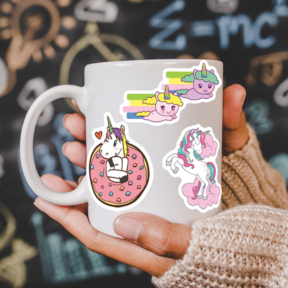 EAPHANT Unicorns stickers on laptops, water-resistant and vibrant.
