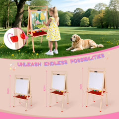 EAQ Easel paper roll holder lets kids create on the go.