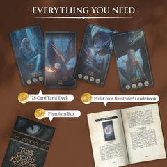 Earth Moon Magick blue-foil luxury packaging for gifting and display.
