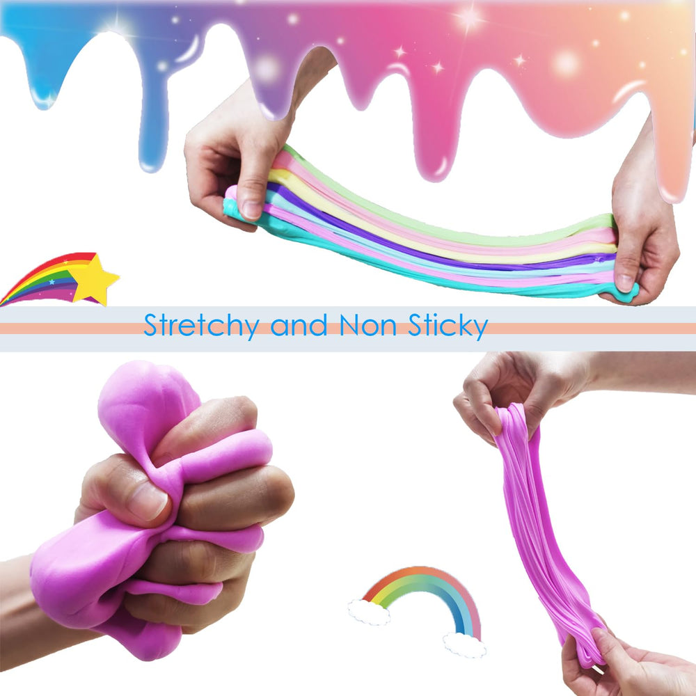 EASYCITY slime kit with 20 charms supports creative crafting and sharing.