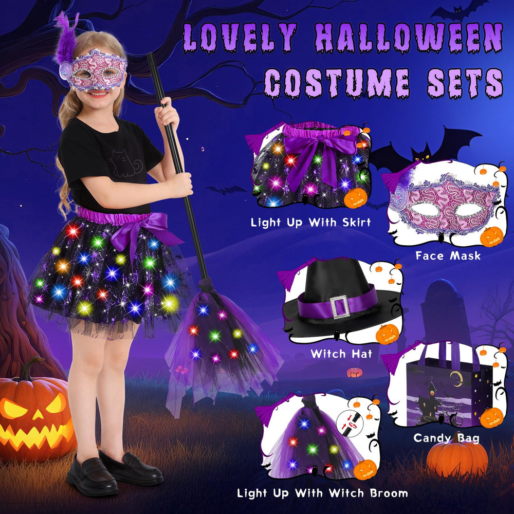 Easface trick-or-treat bag in purple with ample candy space