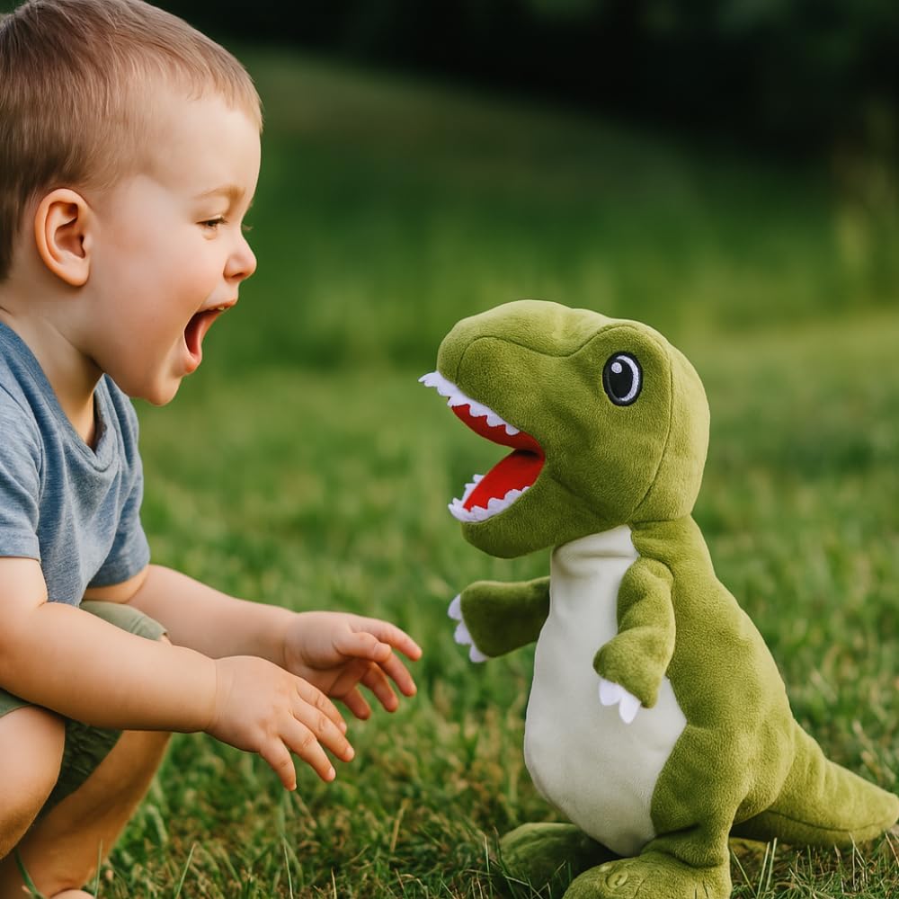 Easfan dinosaur toy in gift packaging, ready for birthdays and holidays.