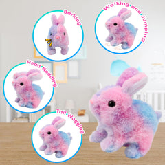 Easfan Easter Rabbit talking feature adds storytelling sounds during pretend play