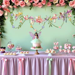 Easy Joy reusable flower banner for multiple celebrations.
