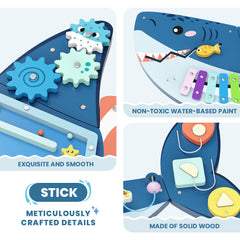 Easyego wooden educational toys for toddlers support fine motor skills and creative play.