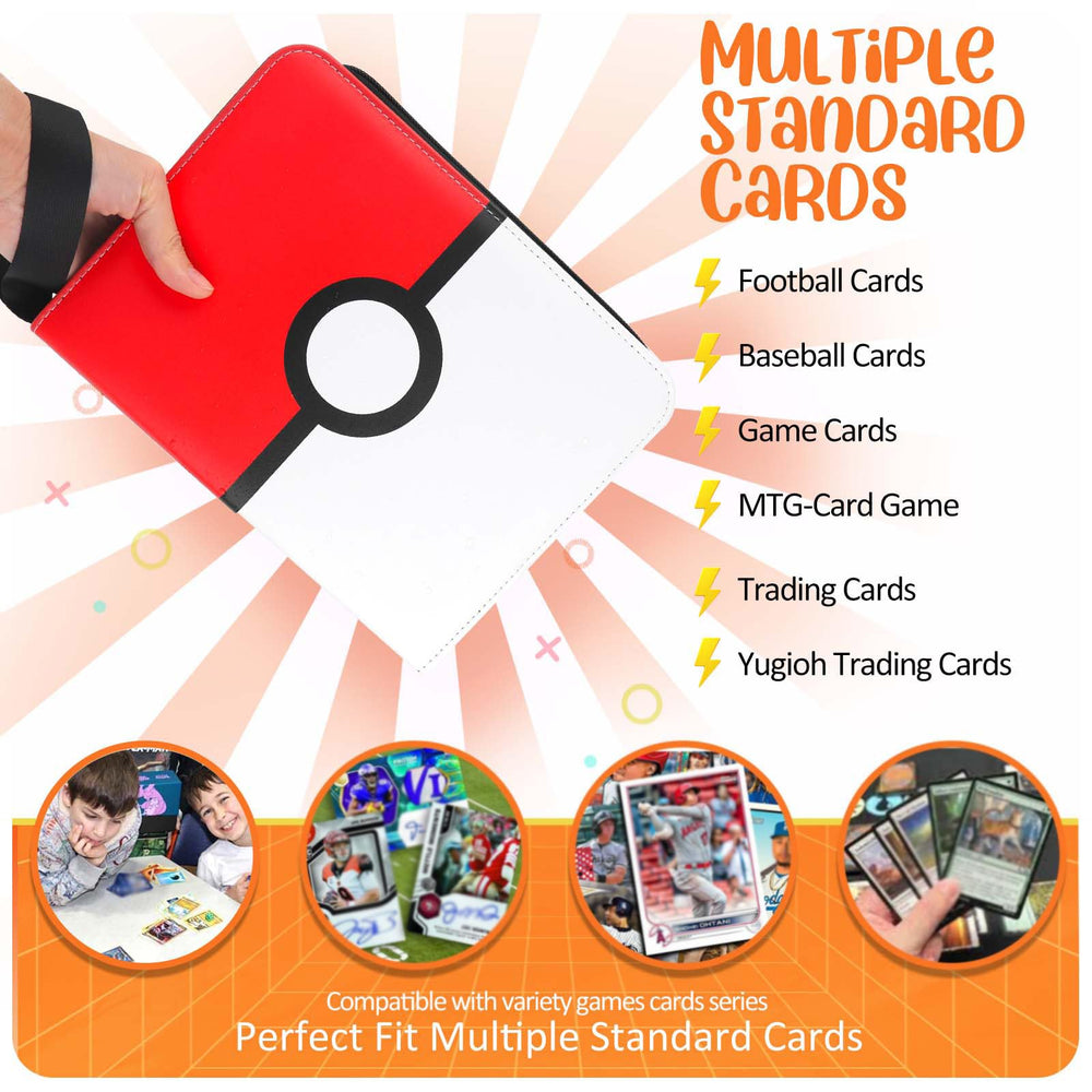 EASYFUN card binder is compact and travel-friendly for on-the-go storage.