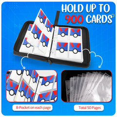 EASYFUN eight-pocket pages showcase your collection clearly.
