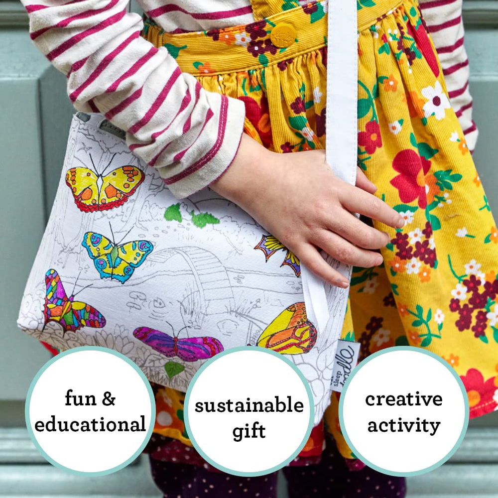 eatsleepdoodle adjustable crossbody bag strap, perfect for growing kids during school trips