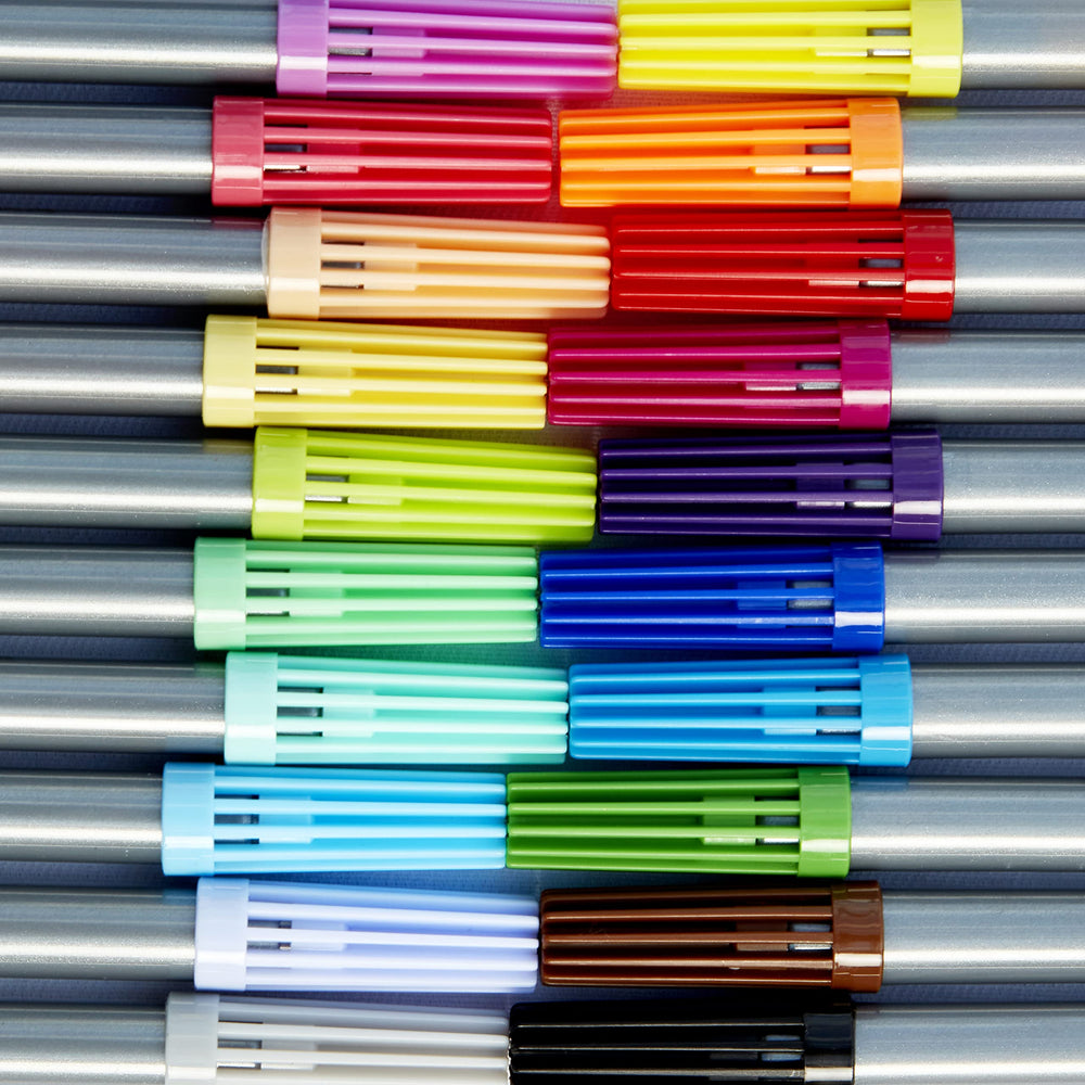 eatsleepdoodle artist set 20 wash-out markers in a storage box for easy organization.