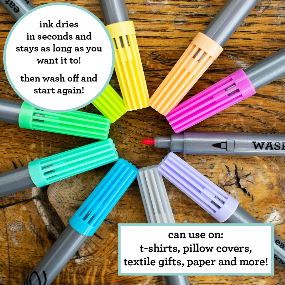 eatsleepdoodle pastel marker cap closeup; easy color control for kids