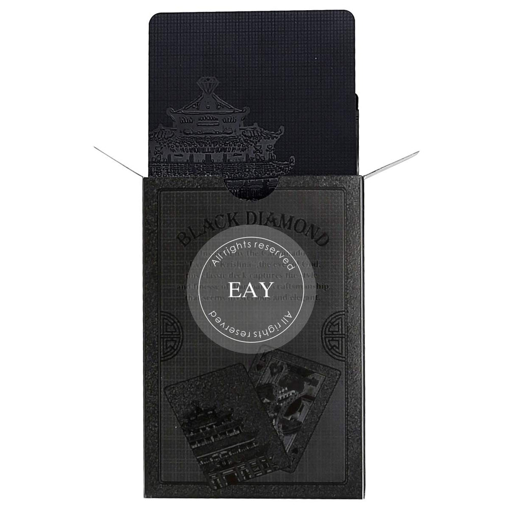 Classical tower-back design on EAY cards offers premium look.