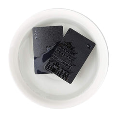 Durable waterproof poker cards by EAY for beach or pool use.