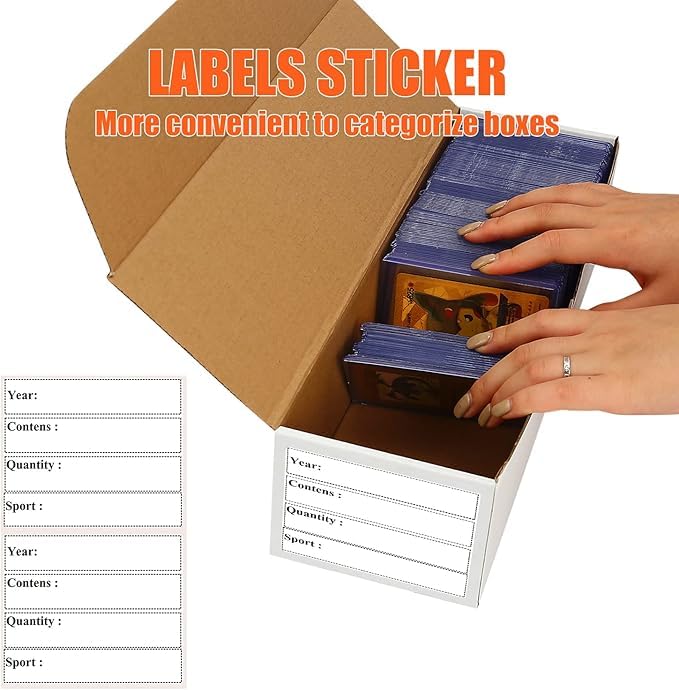 EBOAUSI 2-pack card box assembly demonstrates easy setup without tools