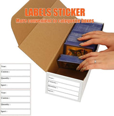 EBOAUSI 2-pack card box assembly demonstrates easy setup without tools