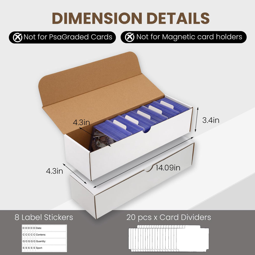 EBOAUSI Top Loader Box easy-assembly with pre-creased folds for quick setup