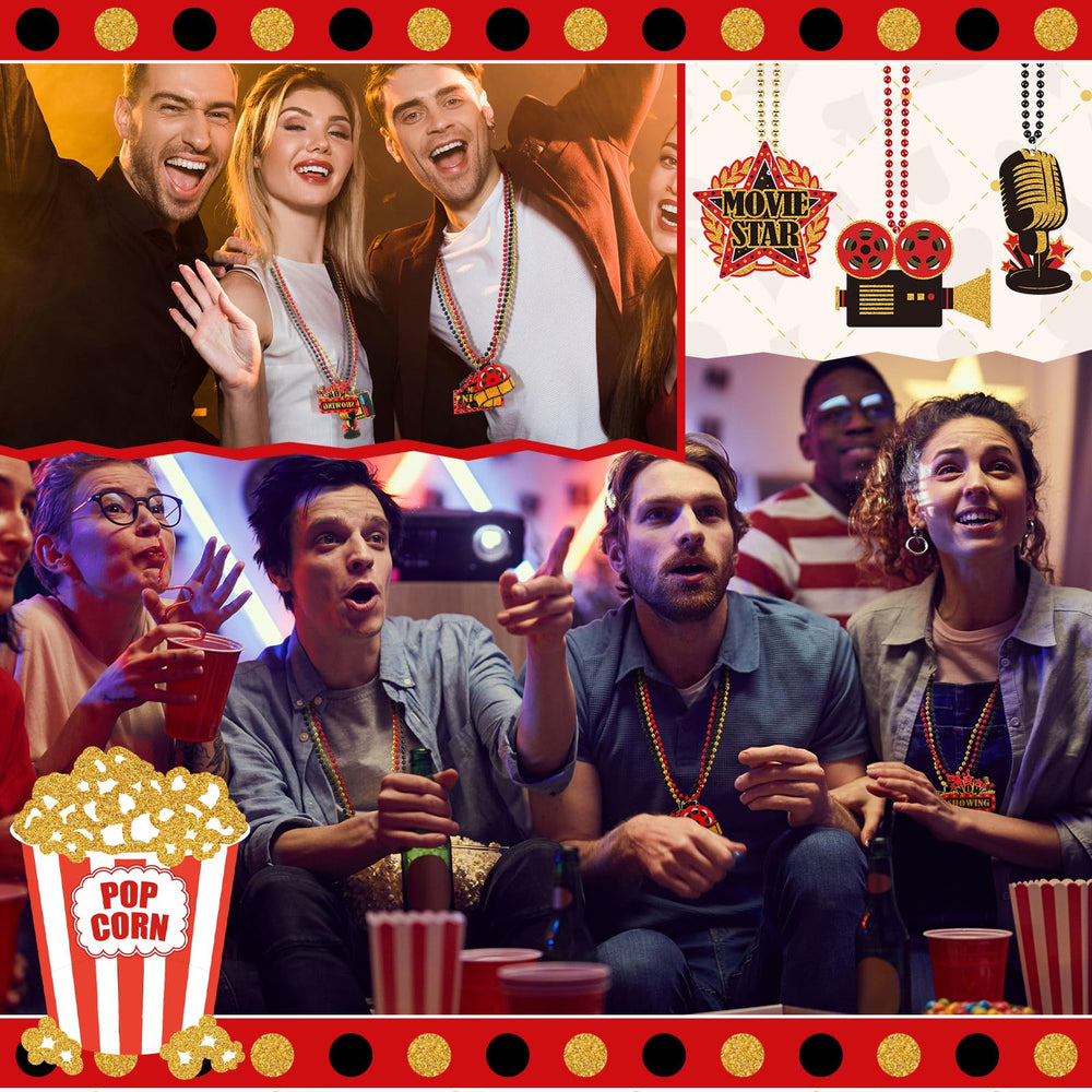 Ecally 36-pack movie night necklace set for large events and easy setup.