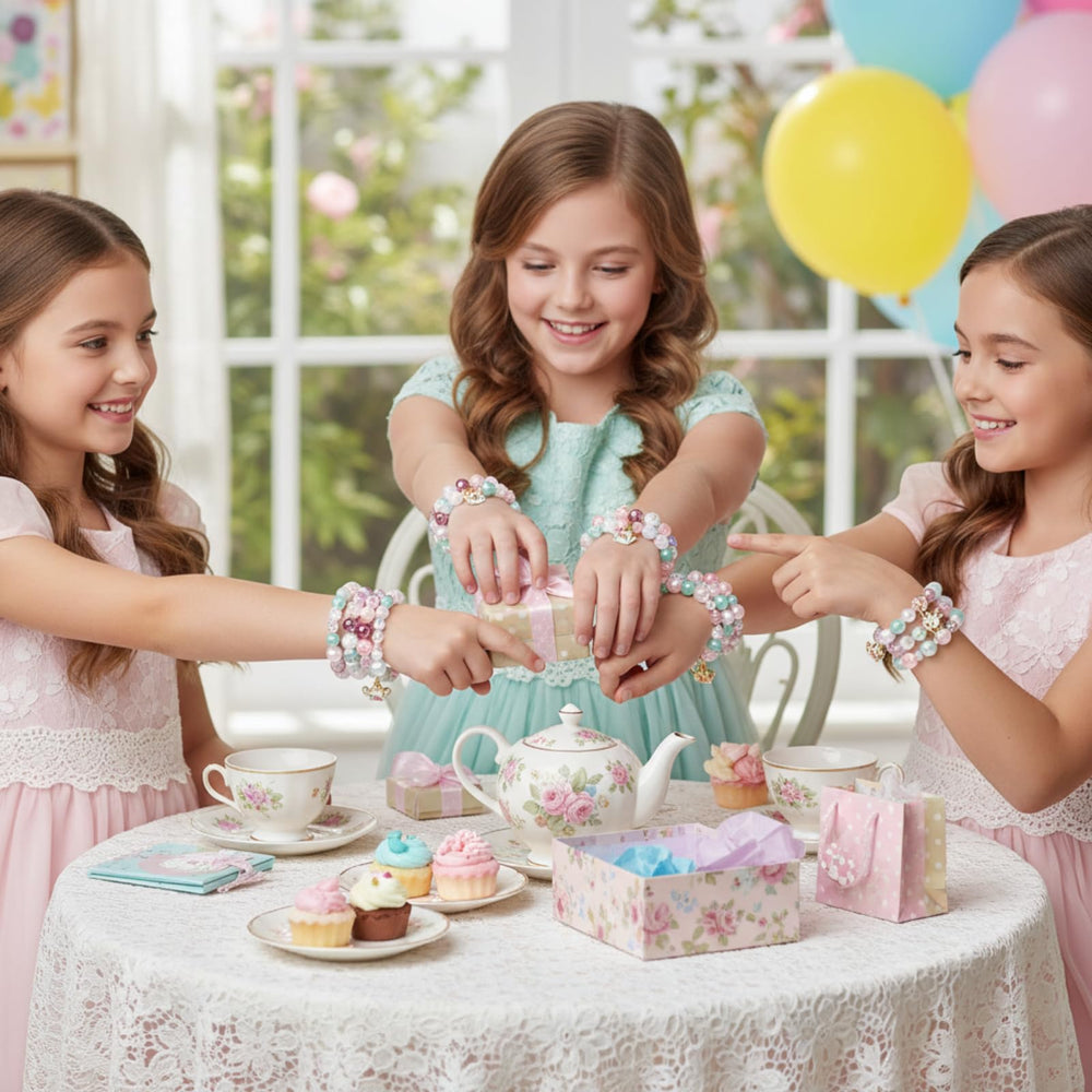 Ecally gift-ready bracelet set ideal as party favors or keepsakes.