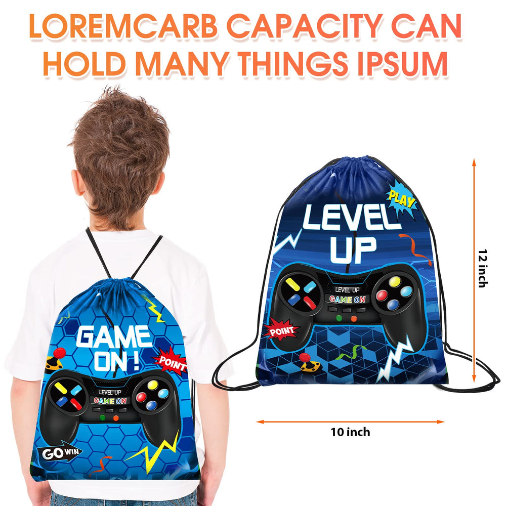 Eccliy 12x10 inch game bag, spacious enough for bottles and snacks