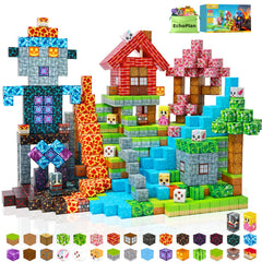 EchoPlan 150pcs magnetic blocks set boosts imaginative play and spatial reasoning