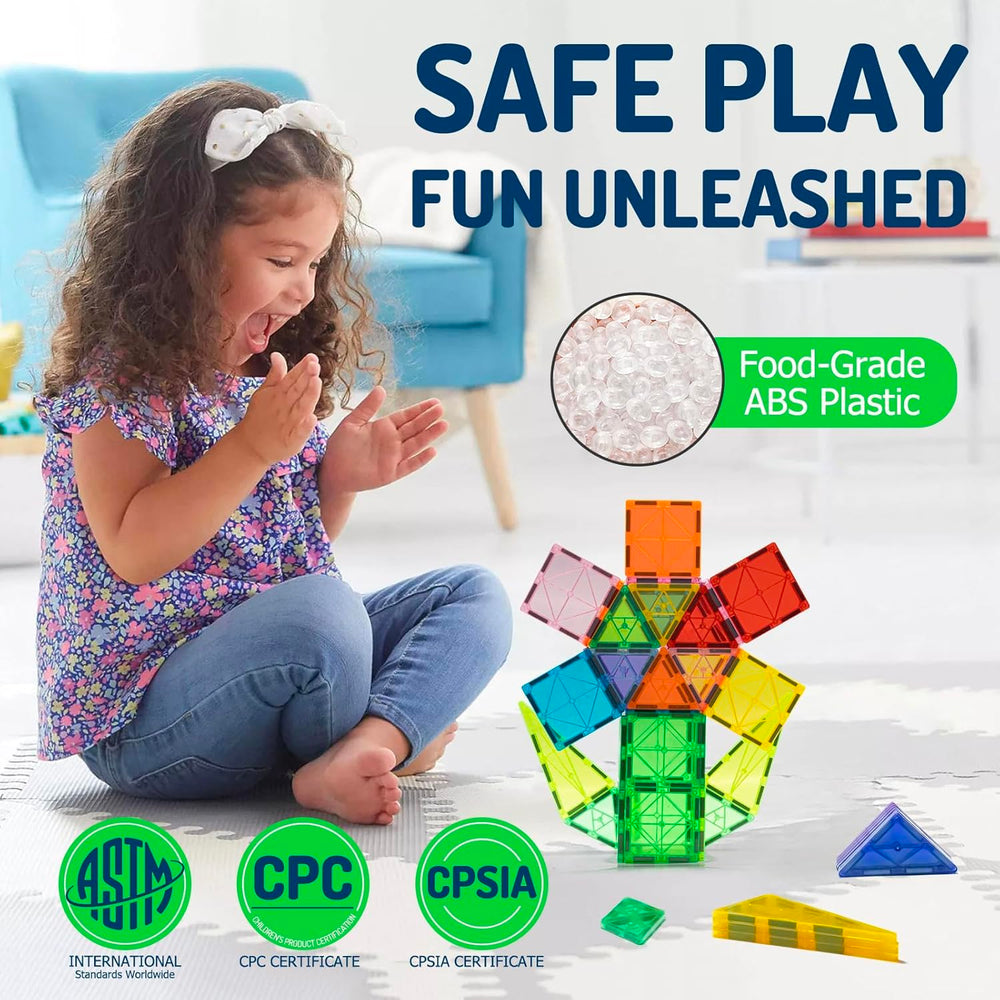 EchoPlan 3D clear building blocks inspire tactile, hands-on learning.