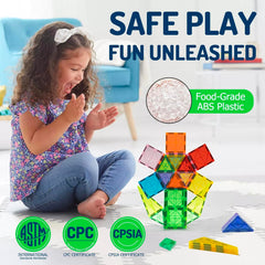 EchoPlan 3D clear building blocks inspire tactile, hands-on learning.