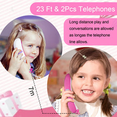 ECLENYES two phones included for sharing conversations and sibling role-play.