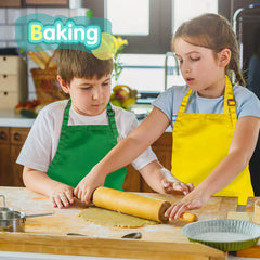 Ecoofor color-rich party setup suitable for art or cooking activities