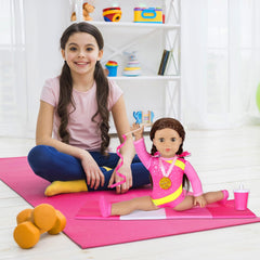 Ecore Fun mat provides a safe surface for practice drills and posing.