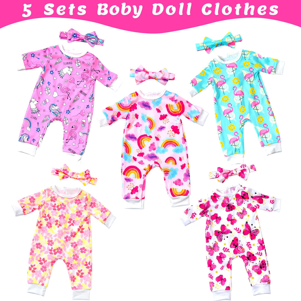 Ecore Fun rainbow jumpsuit with matching headband offers bright styling options.