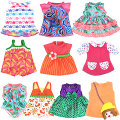 ECORELF Alive 10-set outfits for dolls, ready for mix-and-match play