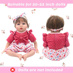 ECORELF headband offers adjustable fit for comfortable styling on 20-22 inch dolls