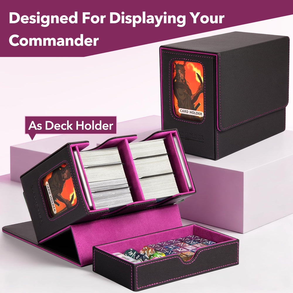 ECXHYDG MTG case holds up to two hundred double-sleeved cards for organized play.