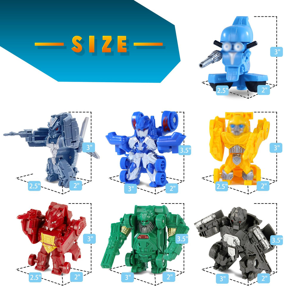 EDPOFUL gift-ready packaging showcasing 2-in-1 robot and car play
