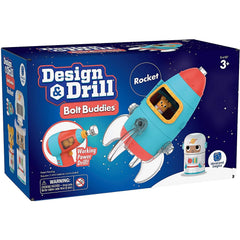 Educational Insights Bolt Buddies astronaut figure in cockpit for space pretend play.