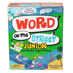 Educational Insights Word on the Street Junior game board for family play and vocabulary building