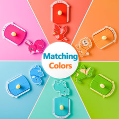 EDUJOY Hidden animal layers reveal surprises for imaginative play