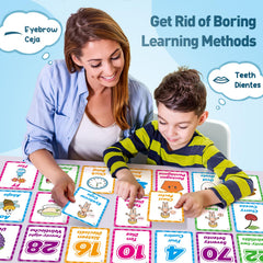 Edulok bilingual flash cards first words image boosts practical vocabulary for everyday conversation.