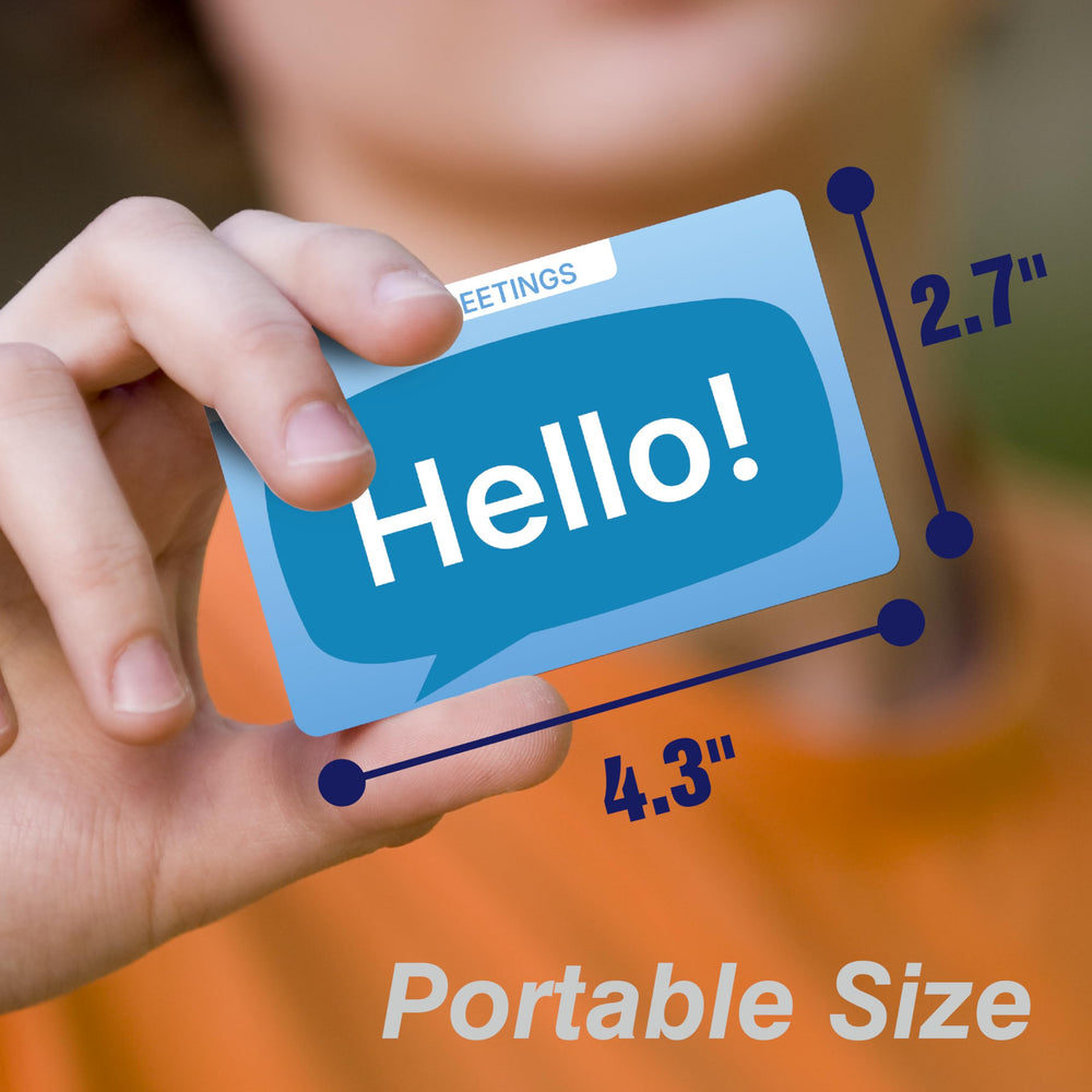EDUMAETRIX durable 300G stock card design for long-lasting travel study