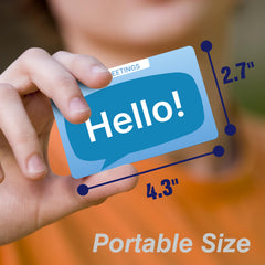 EDUMAETRIX durable 300G stock card design for long-lasting travel study