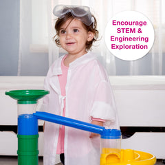 Edushape Rollipop connect and place pieces builds motor skills and hand-eye coordination.