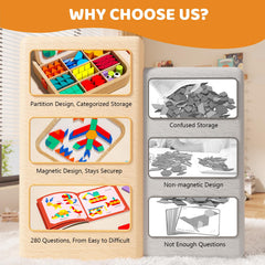 edutree 9 modes montessori toy encourages shape puzzles, scene building, graphic challenges
