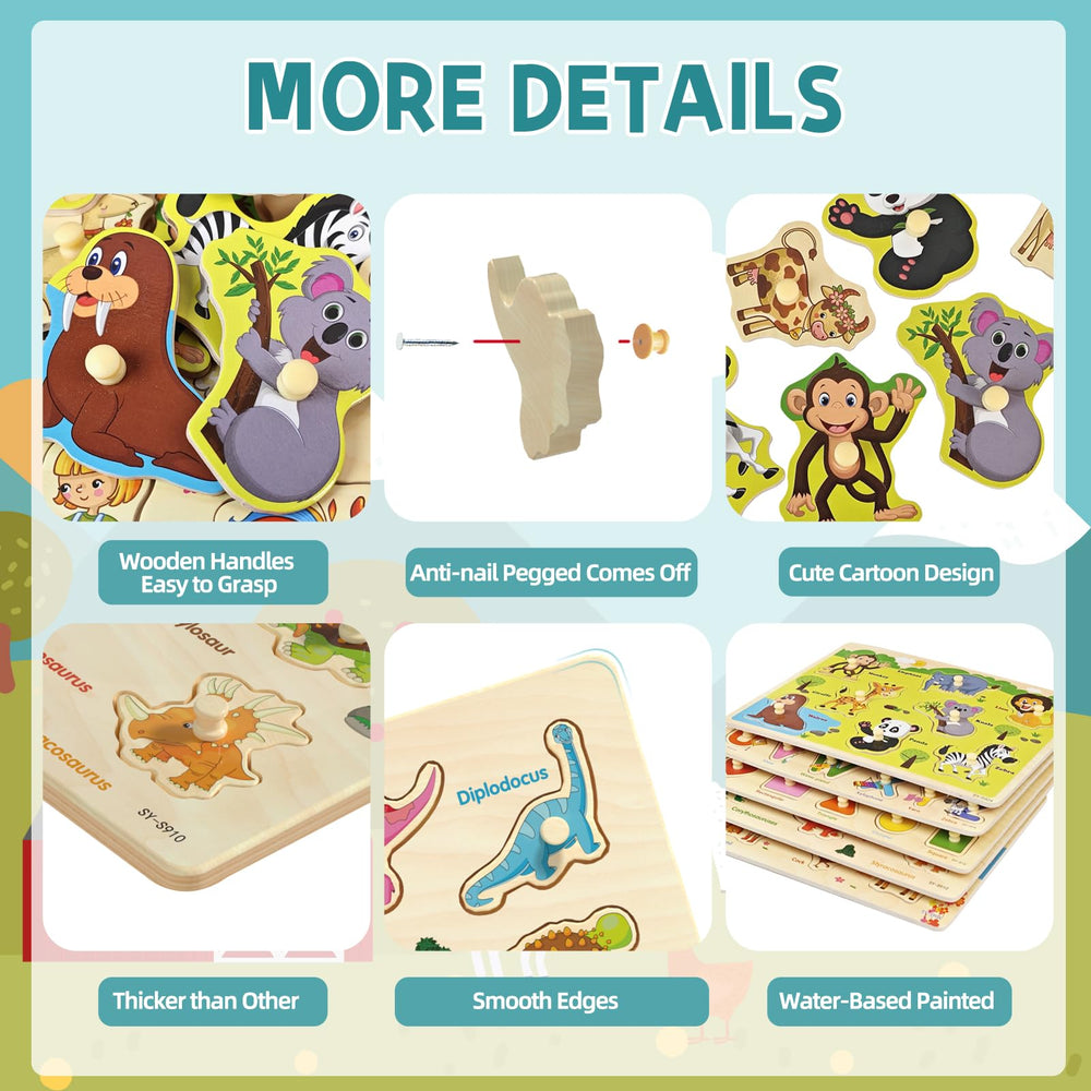 edutree dinosaurs peg puzzle sparks curiosity with colorful prehistoric creatures