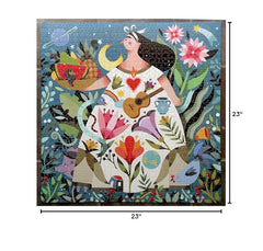 eeBoo Mother Earth puzzle eco-friendly production supports sustainable materials.