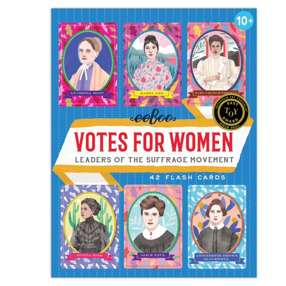 eeBoo Votes for Women uses vegetable-based inks for eco-friendly play