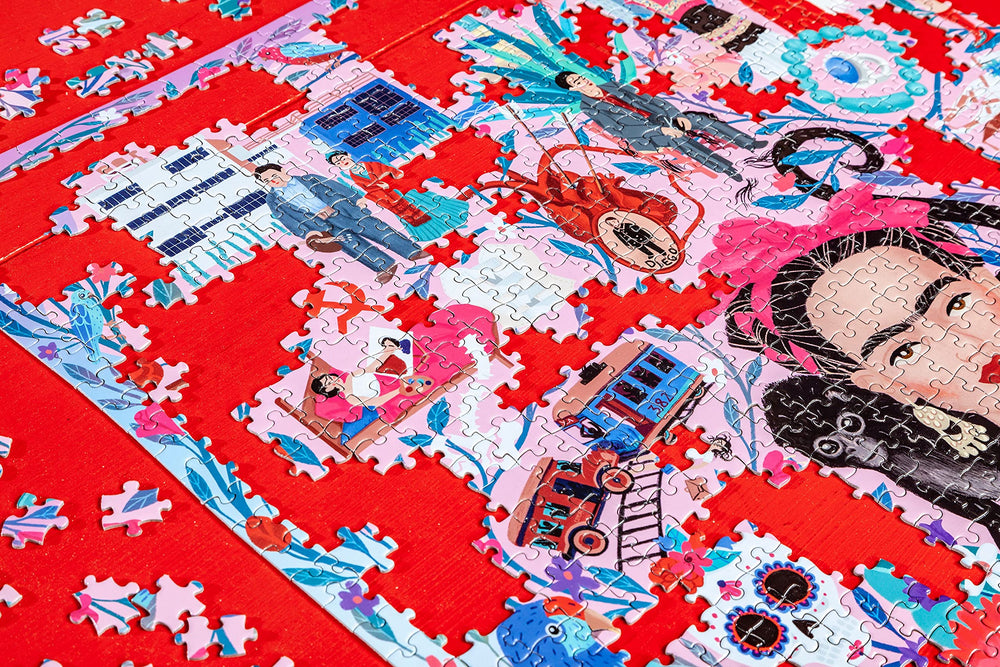 eeBoo woman-owned sustainability with recycled materials for puzzle production