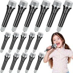 Eerrhhaq 16-pack fake microphones prop for kids' stage performances and pretend play