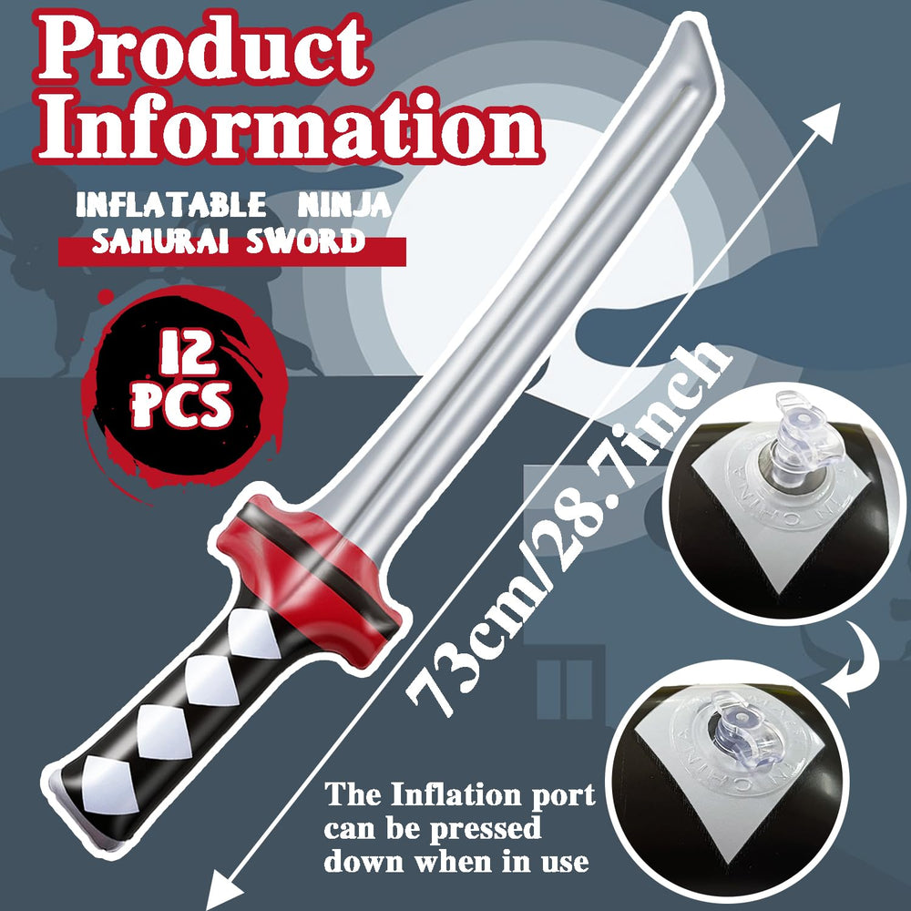 Eerrhhaq inflatable katana sword close-up showing comfortable handle for safe handling.