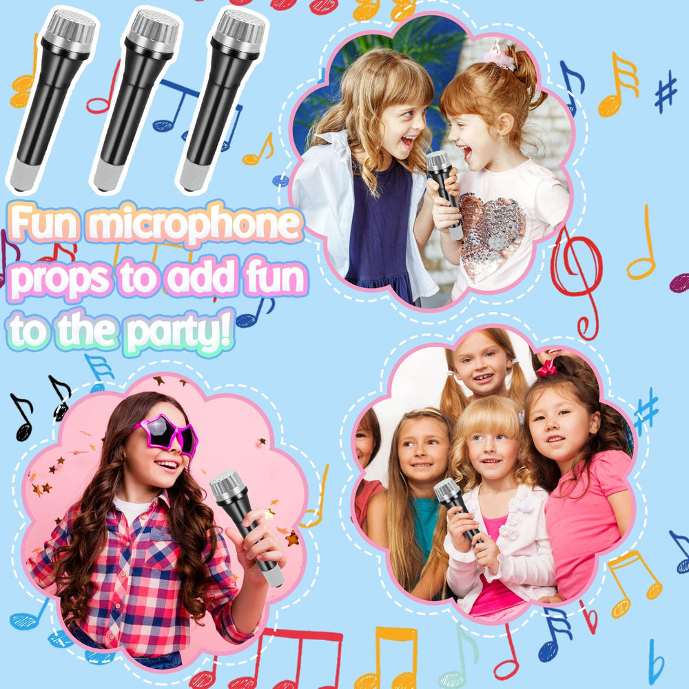 Eerrhhaq party favors microphone set to enhance birthday and holiday celebrations