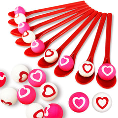 Eerrhhaq Valentine spoon relay set—packaged for easy fun and party-ready play.