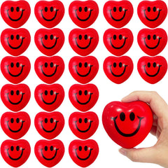 Eerrhhaq Valentines heart stress balls pack for party favors and stress relief
